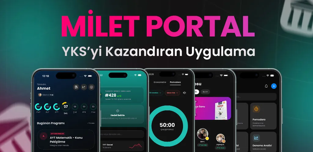 Milet Portal — YKS'yi Kazandıran Uygulama