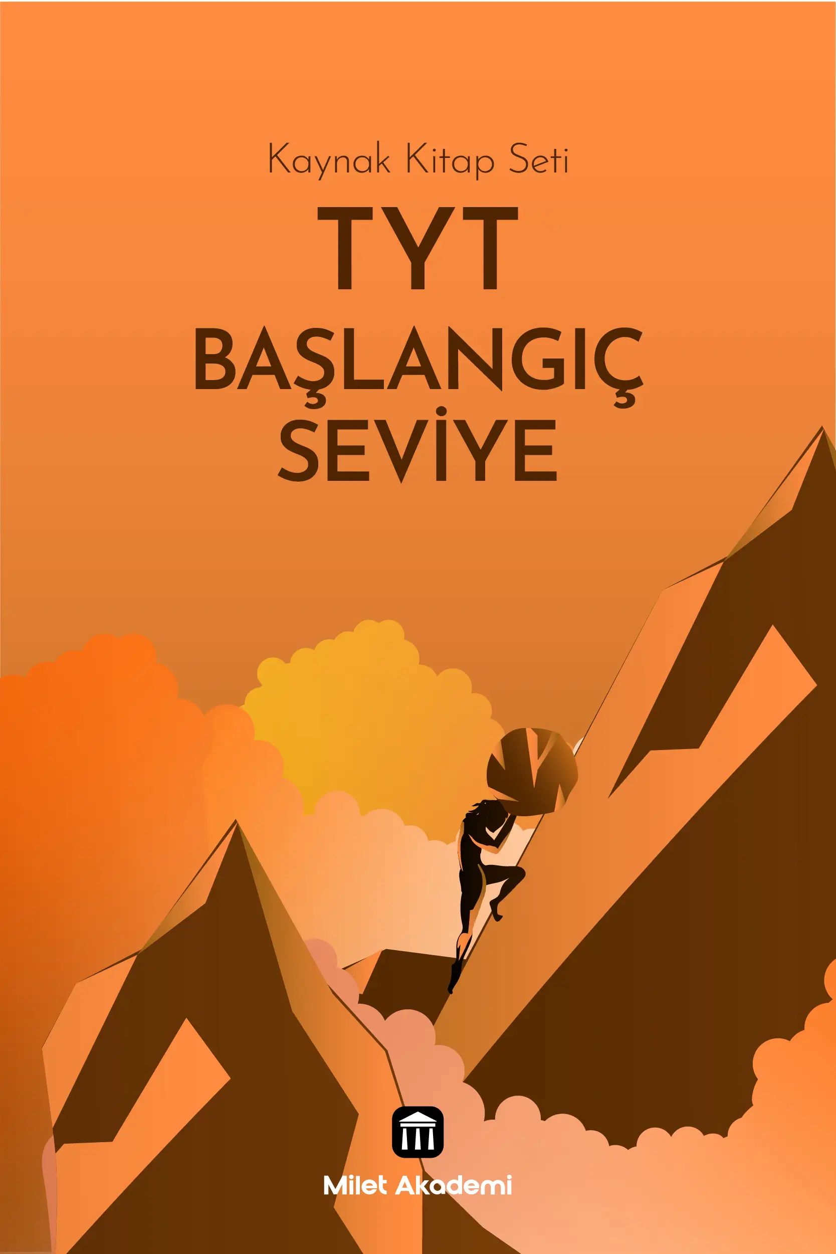 Milet Akademi TYT Başlangıç Seviye Kaynak Kitap Seti kapak tasarımı