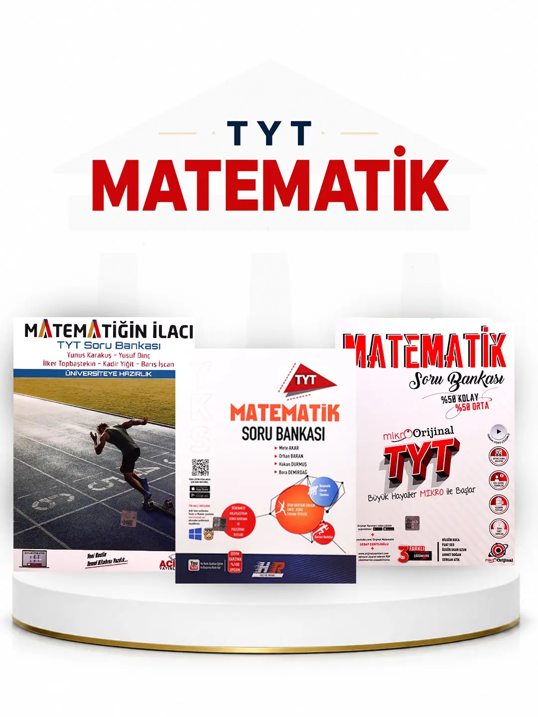 TYT Matematik seçenekleri: Acil Matematiğin İlacı, Hız ve Renk ve Orijinal Mikro soru bankası