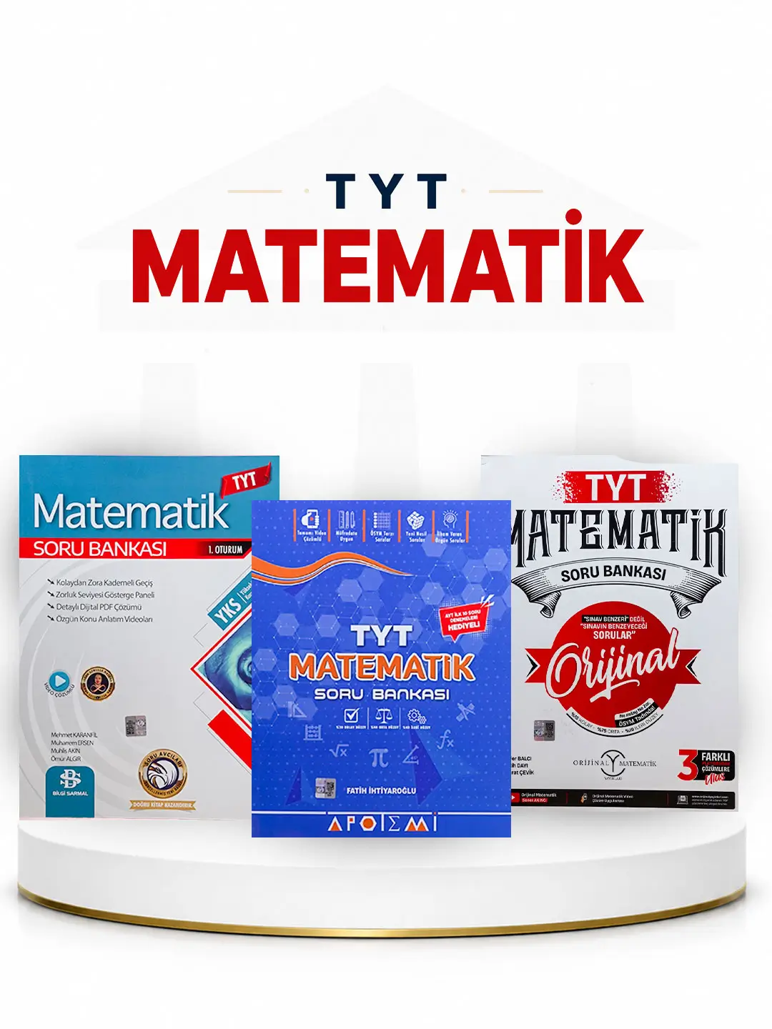 TYT Matematik seçenekleri: Bilgi Sarmal, Apotemi ve Orijinal soru bankası