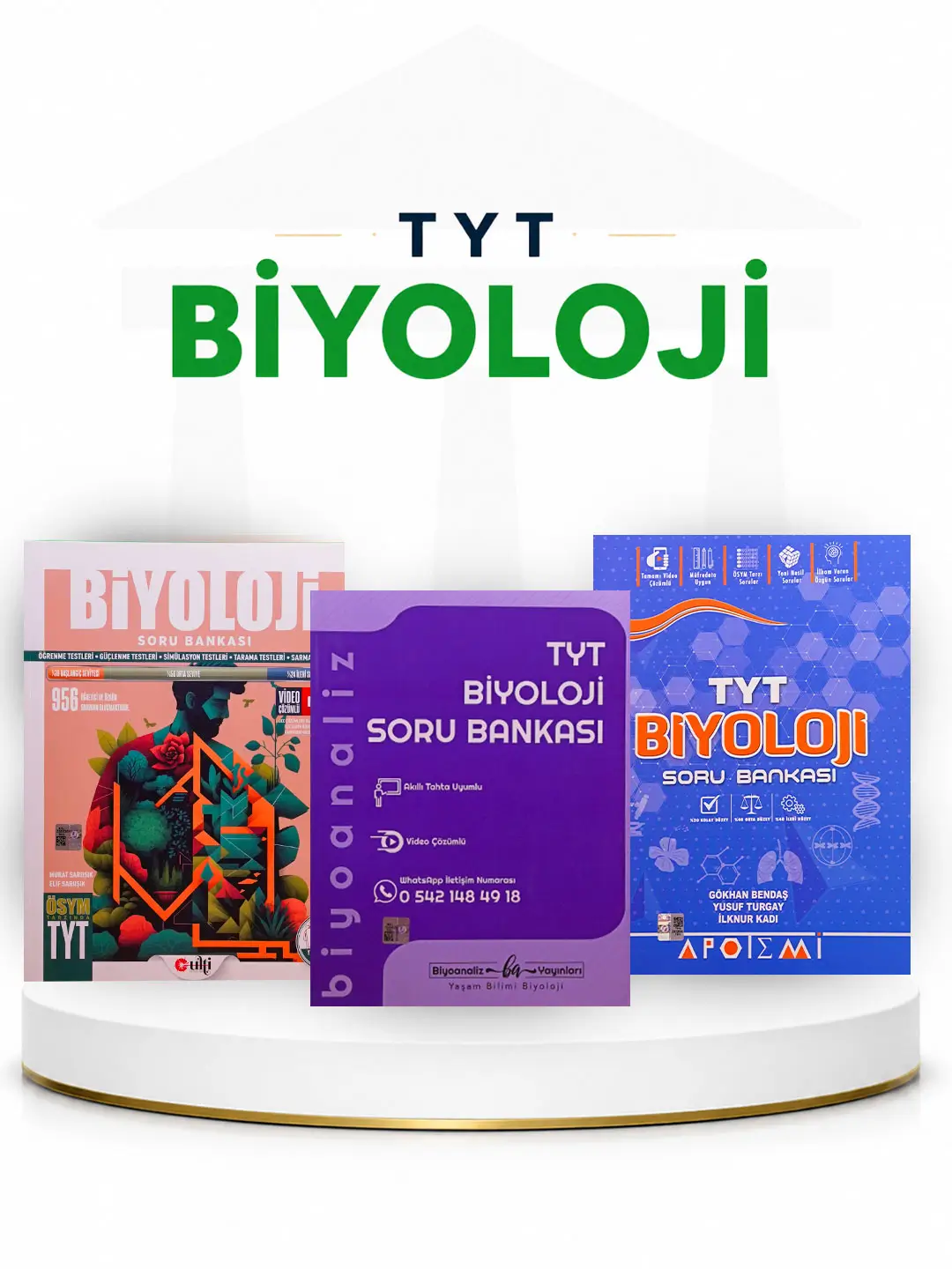 TYT Biyoloji seçenekleri: Ulti, Biyoanaliz ve Apotemi soru bankası
